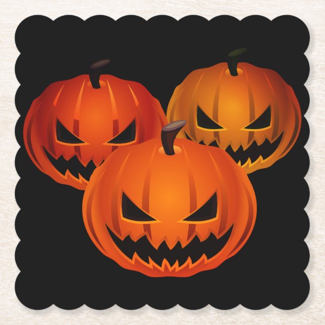 Halloween Paper Untersetzer (Vorderseite)