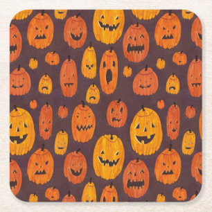 Halloween Paper Untersetzer