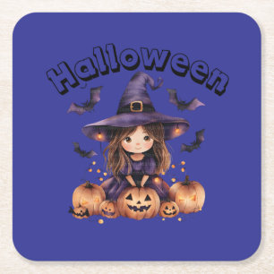 Halloween Paper Untersetzer Set