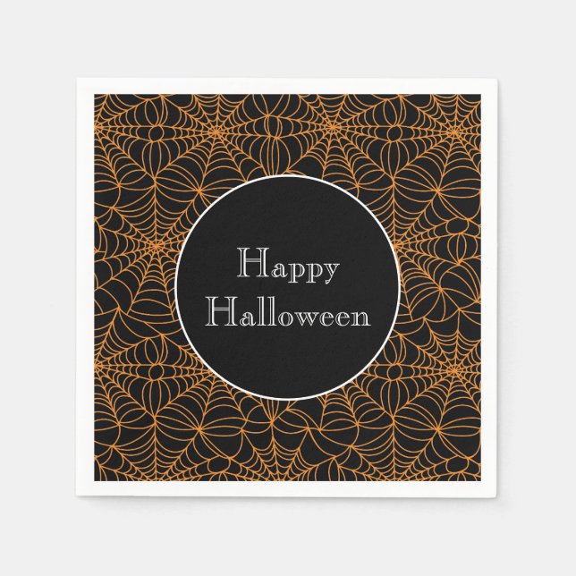 Halloween-Papier Serviette (Vorderseite)
