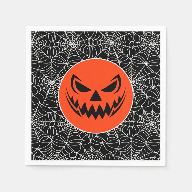 Halloween-Papier Serviette (Vorderseite)