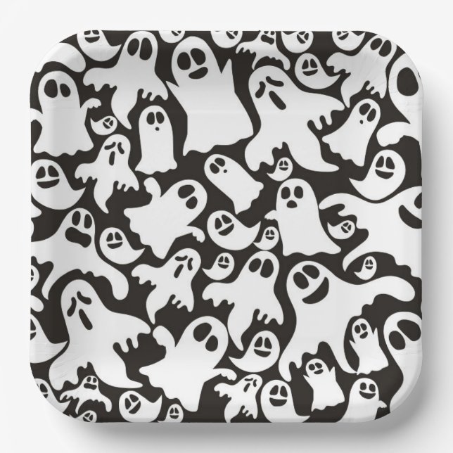 Halloween-Papierplatte Pappteller (Vorderseite)