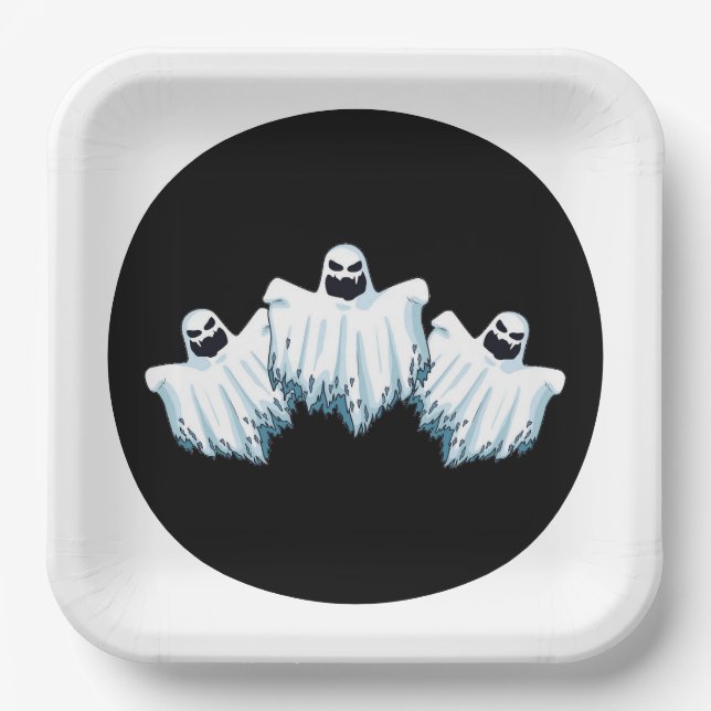 Halloween-Papierplatte Pappteller (Vorderseite)