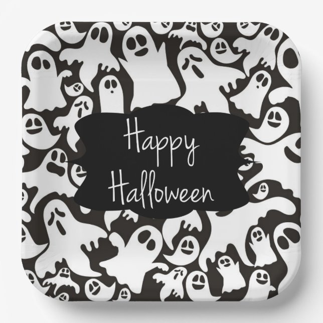 Halloween-Papierplatte Pappteller (Vorderseite)