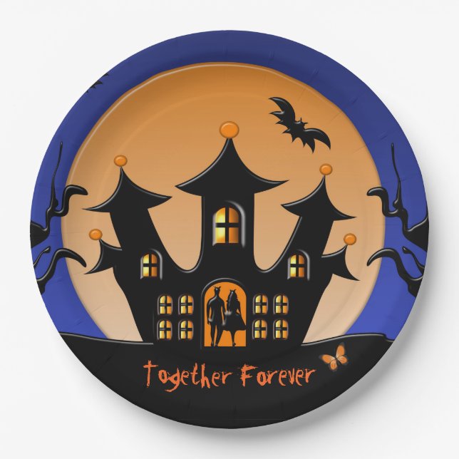 Halloween-Papierplatte Pappteller (Vorderseite)