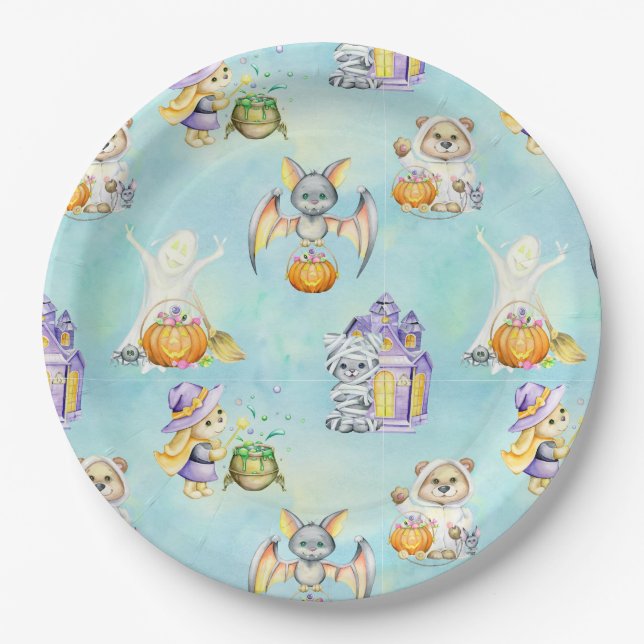 Halloween-Papierplatte Pappteller (Vorderseite)