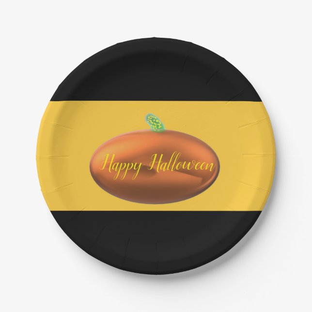 Halloween-Papierteller Pappteller (Vorderseite)