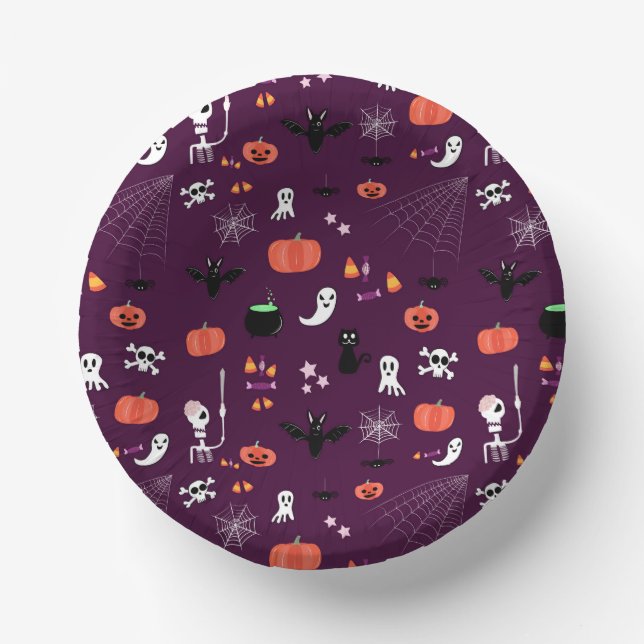 Halloween Pappteller (Vorderseite)