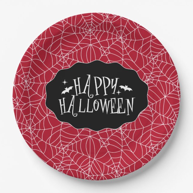 Halloween  pappteller (Vorderseite)