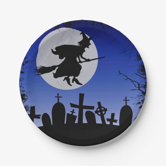 Halloween Pappteller (Vorderseite)