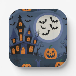 Halloween Pappteller
