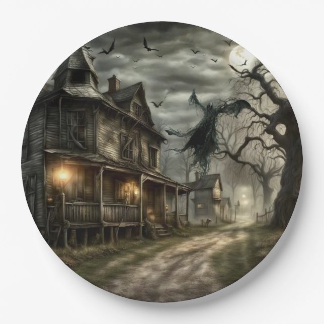 Halloween  pappteller (Vorderseite)