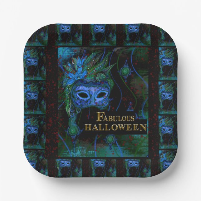 Halloween  pappteller (Vorderseite)