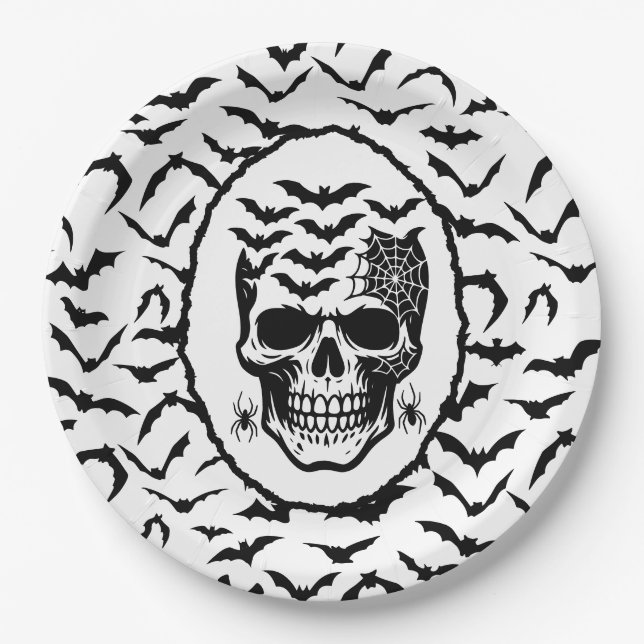 Halloween Pappteller (Vorderseite)