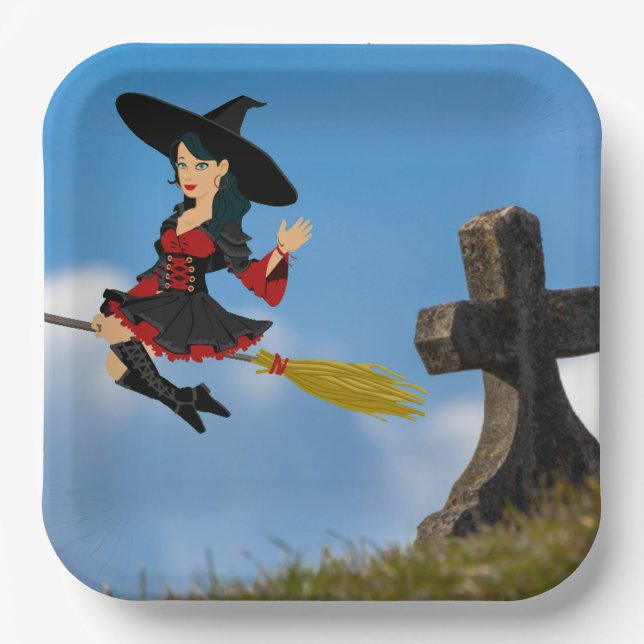 Halloween Pappteller (Vorderseite)