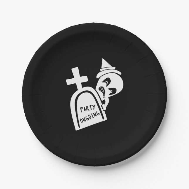 Halloween Pappteller (Vorderseite)