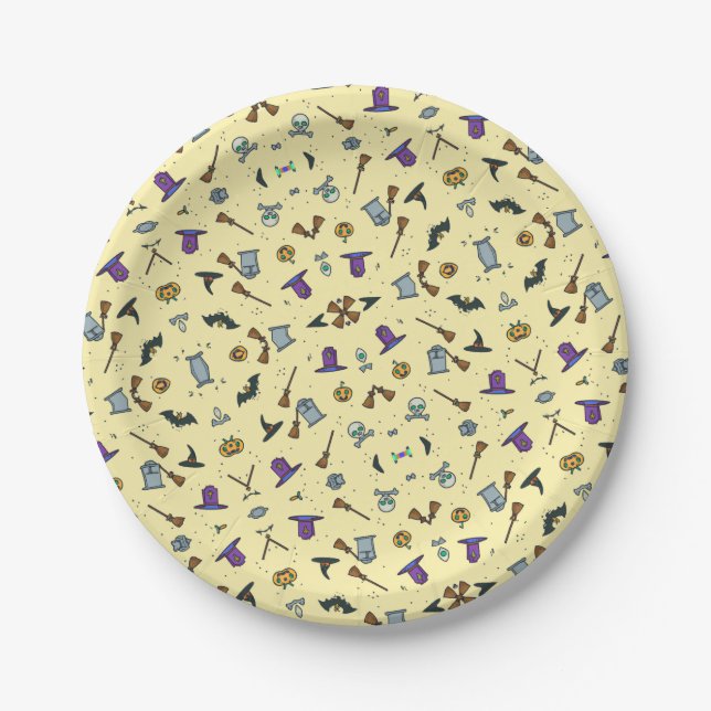 Halloween Pappteller (Vorderseite)
