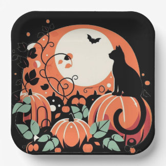 Halloween pappteller