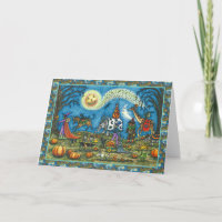 HALLOWEEN PARADE Hexe Giraffe Zebra Skelly BLANK