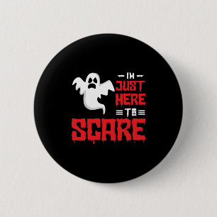 Halloween Paranormal Ghost Jäger Horror Fans Button