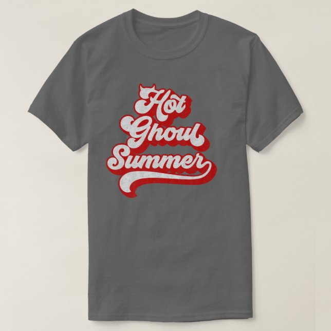 Halloween Parody Goth Spooky Sommerzeit Hot Ghoul T-Shirt (Design vorne)