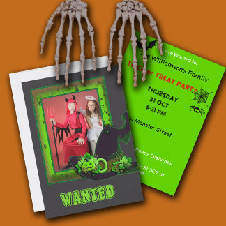 Halloween-Party anpassen Einladung