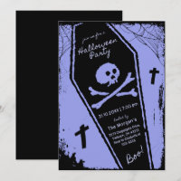 Halloween-Party aus schwarzem und Lila Hand