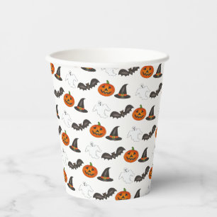 Halloween-Party Bat Pumpkin Hexenmeister Ghost Pappbecher