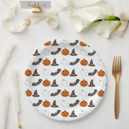 Halloween-Party Bat Pumpkin Hexenmeister Ghost Pappteller
