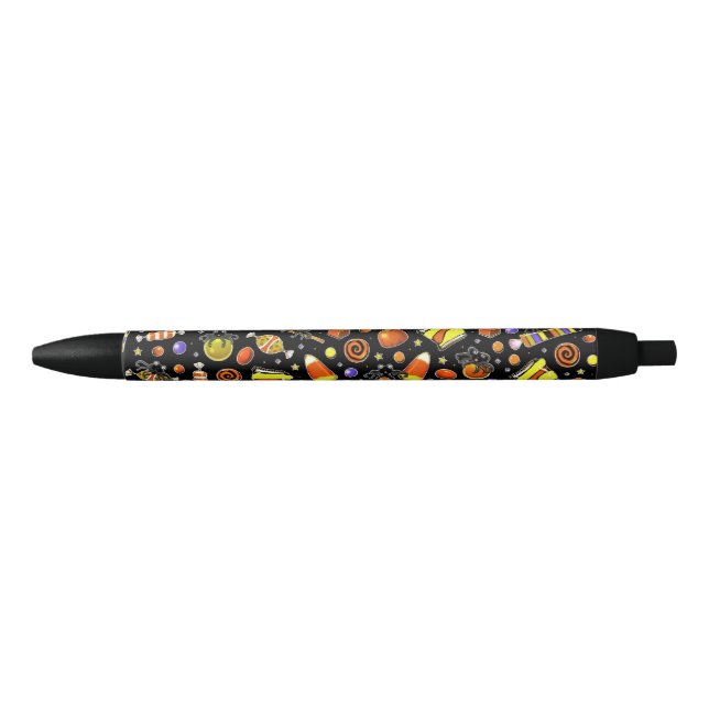 Halloween-Party bevorzugt schwarzen Tintenstift Kugelschreiber (Vorderseite)
