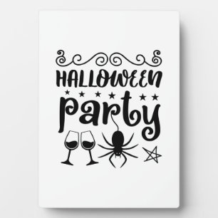 Halloween-Party Birthday Fotoplatte