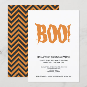Halloween-Party Boo Personalisiert Spooktacular Einladung