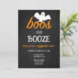 Halloween-Party Boos und Ankurbelung der Einladung