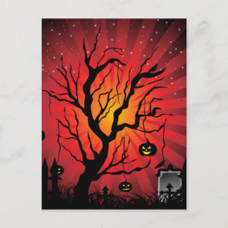 Halloween Party Card Feiertagspostkarte