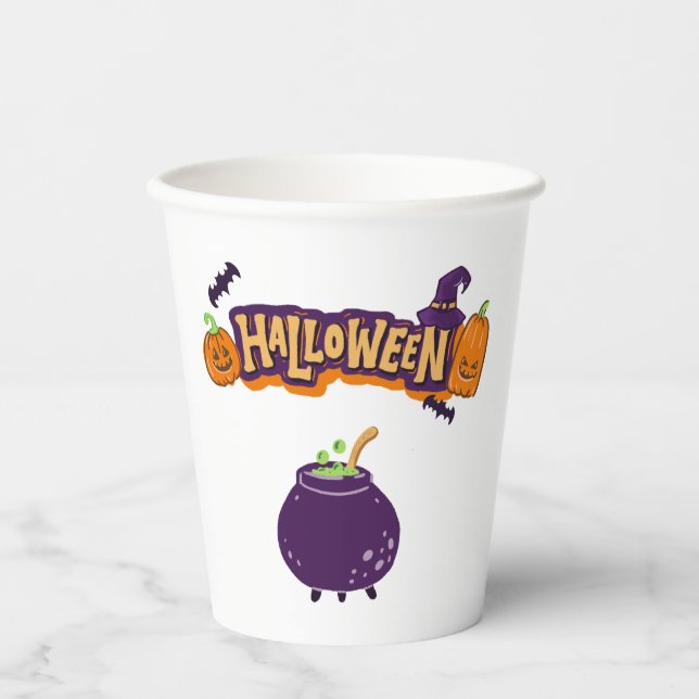 Halloween-Party Collection! Pappbecher (Vorderseite)