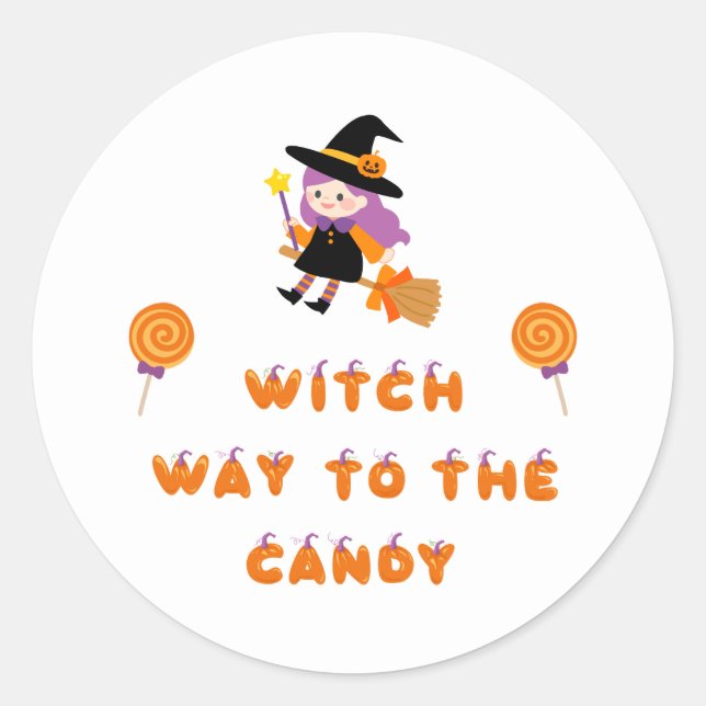 Halloween-Party Collection! Runder Aufkleber (Vorderseite)