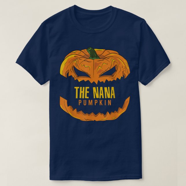 Halloween-Party der Nana Pumpkin Matching Family G T-Shirt (Design vorne)
