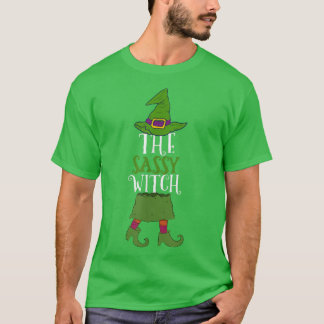 Halloween-Party der Sassy Hexe Matching Family Gro T-Shirt