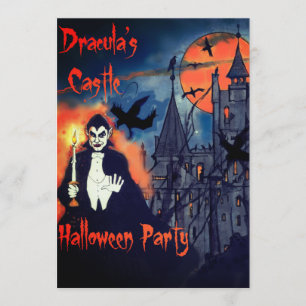 Halloween-Party Dracula Einladung