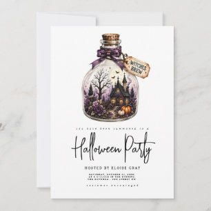 Halloween-Party-Einladung