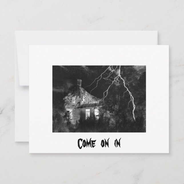 Halloween-Party Einladung (Vorderseite)