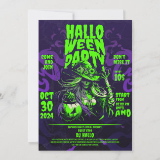 Halloween-Party Einladung