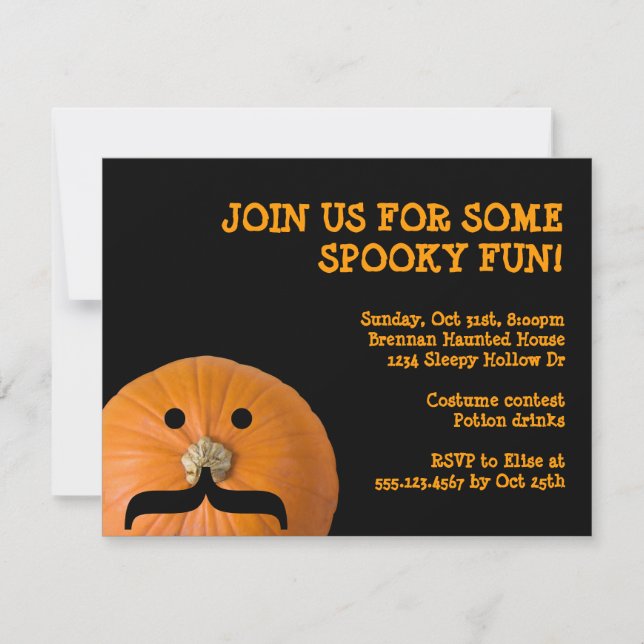 Halloween-Party Einladung (Vorderseite)