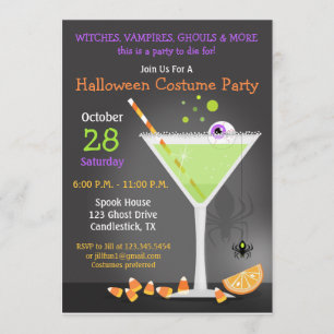 Halloween-Party Einladung