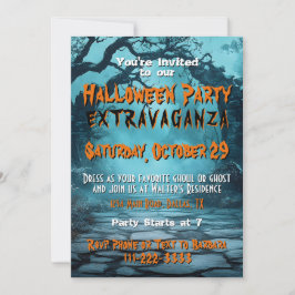 Halloween-Party-Einladung Einladung