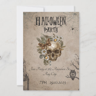Halloween-Party-Einladung Einladung