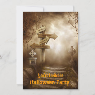 Halloween-Party-Einladung Einladung