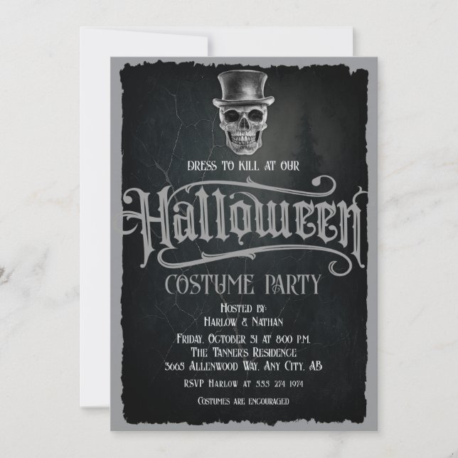 Halloween-Party-Einladung Einladung (Vorderseite)