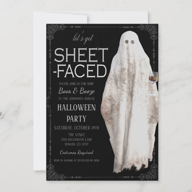 Halloween-Party-Einladung Einladung (Vorderseite)
