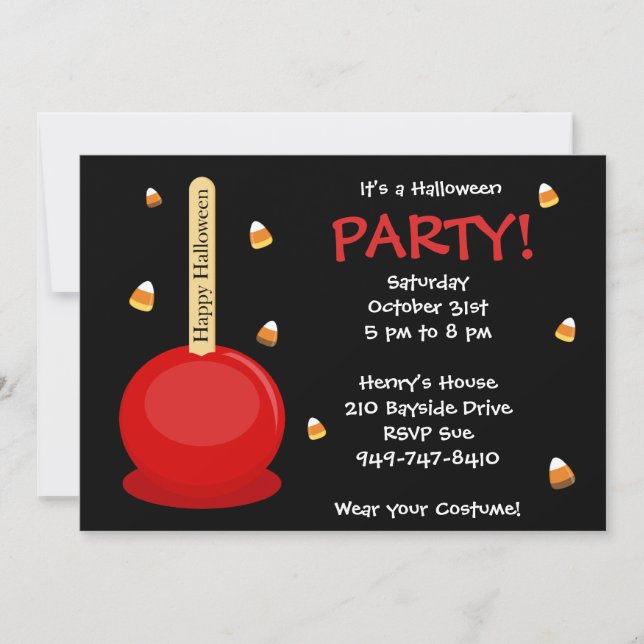 Halloween-Party-Einladung Einladung (Vorderseite)